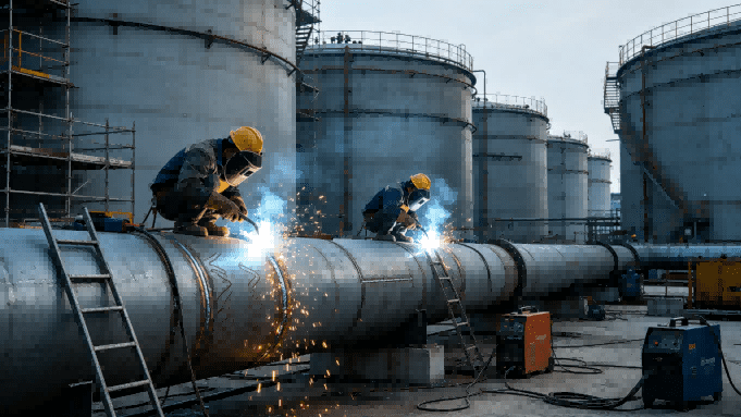 Welding Solutions for Petroleum & Oil-Gas Tanks