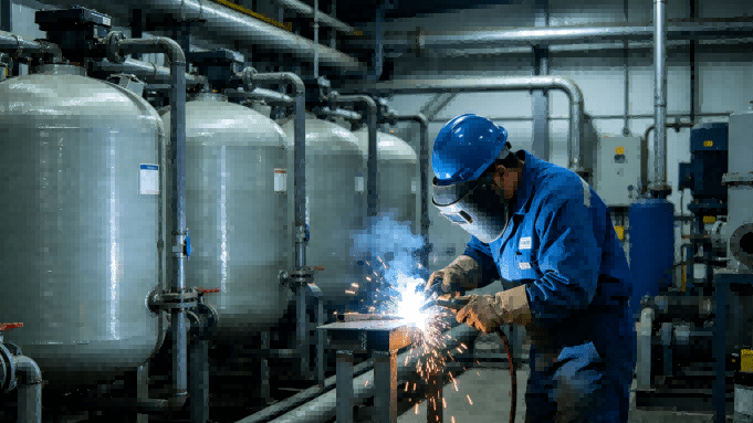 Welding Solutions for Water Treatment Tanks